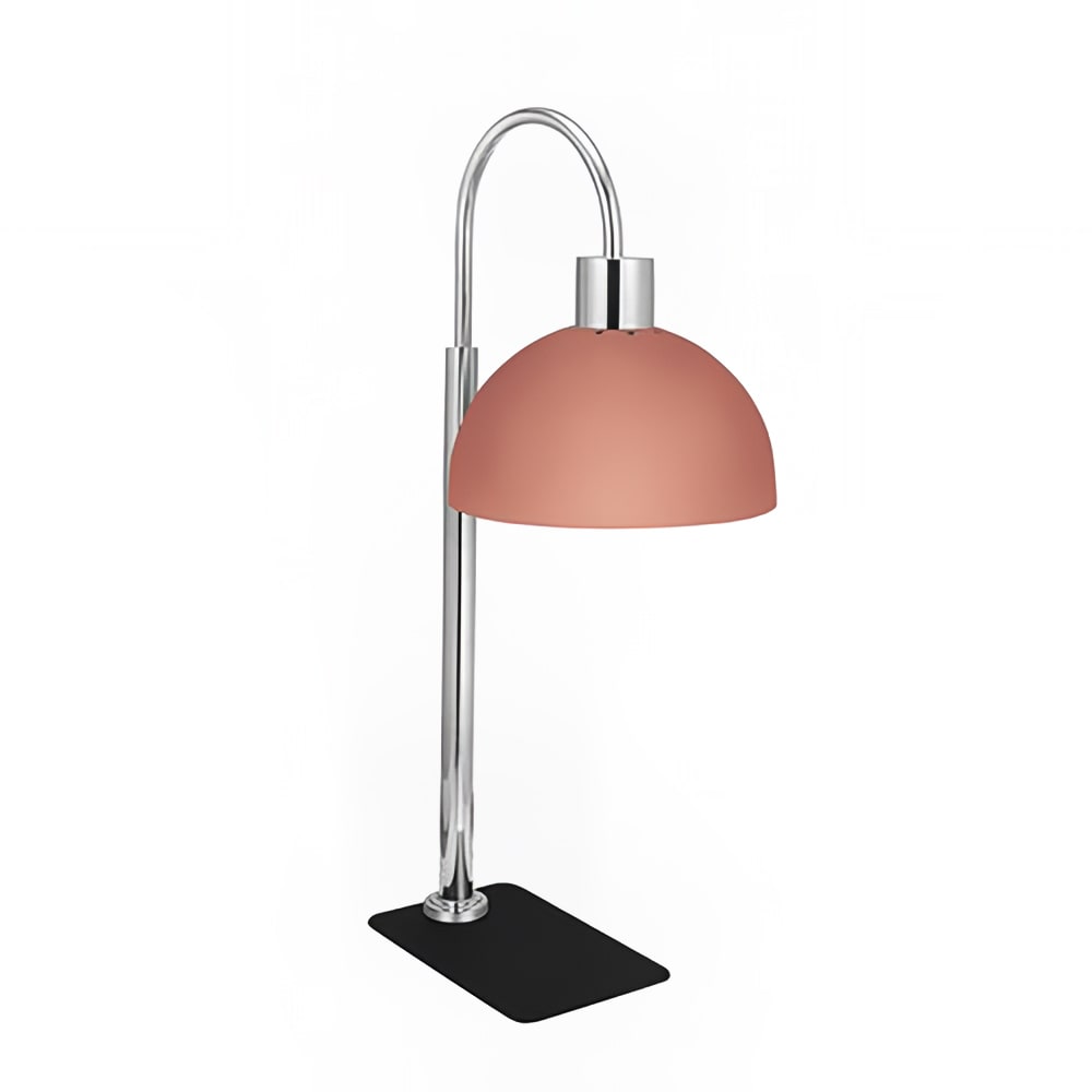 969-9618CP 11 1/2" Countertop Heat Lamp w/ Adjustable Arm- 1 Bulb, Built In Toggle Switch, 1...