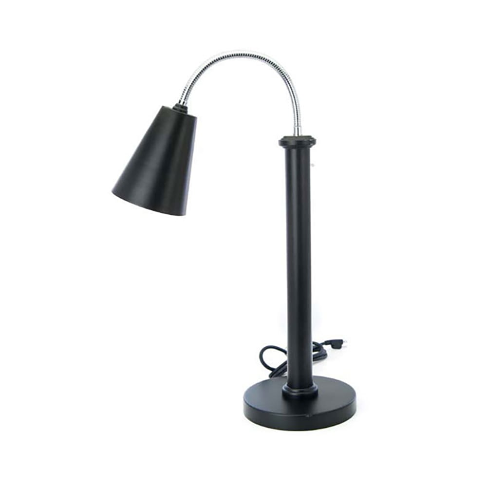 969-9641MB 1 Bulb Heat Lamp w/ Flexible Arm - Stainless Steel, 120v