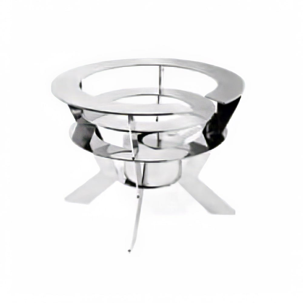 969-LR001 12" Round Cooking Station Stand - Stainless Steel