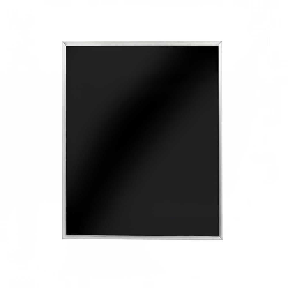 969-Z2001BF Rectangular Front Panel - 23"L x 28"H, Black
