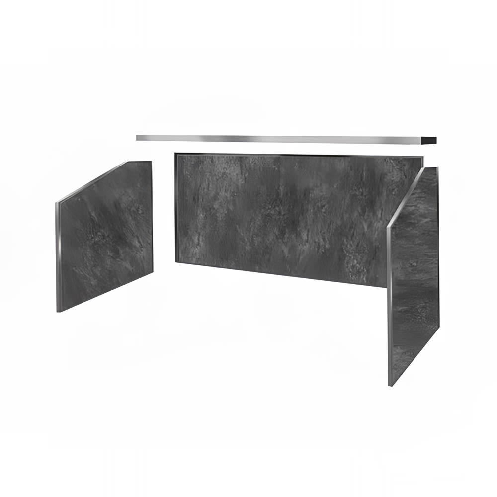 Eastern Tabletop Z2073C 4 Piece Panel Set for Indoor/Outdoor, Charcoal Laminate