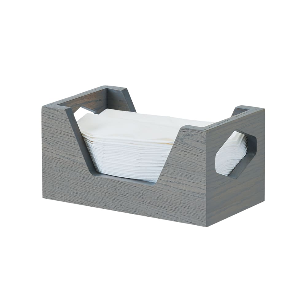 151-381083 Rectangular Napkin Holder, 4" x 8", Gray