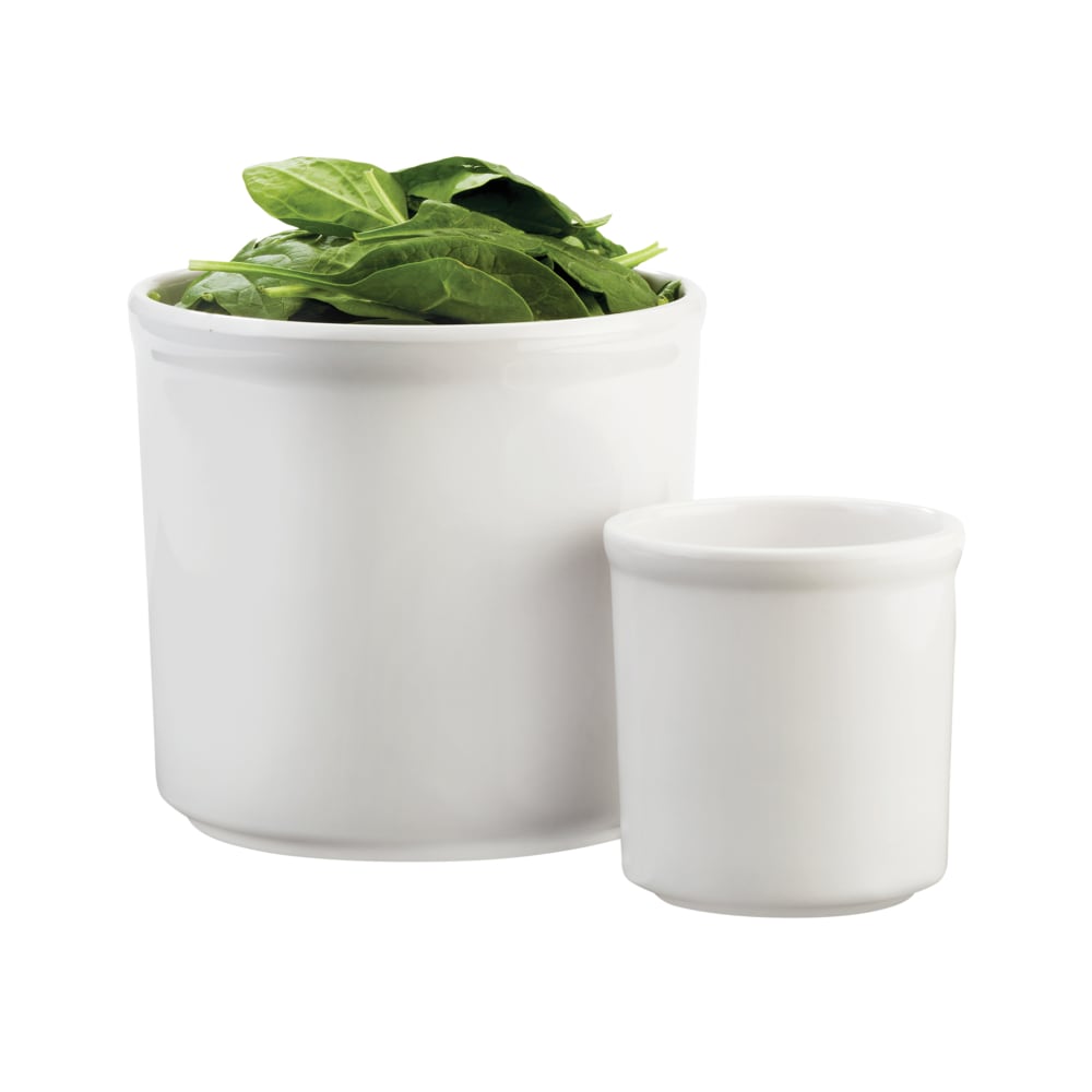 151-19503215 32 oz Melamine Crock, White