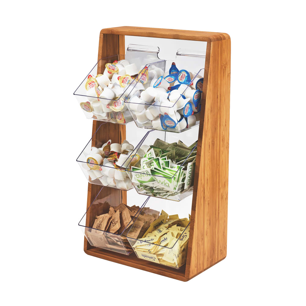 151-3569660 Condiment Organizer w/ (6) Bins - Brown