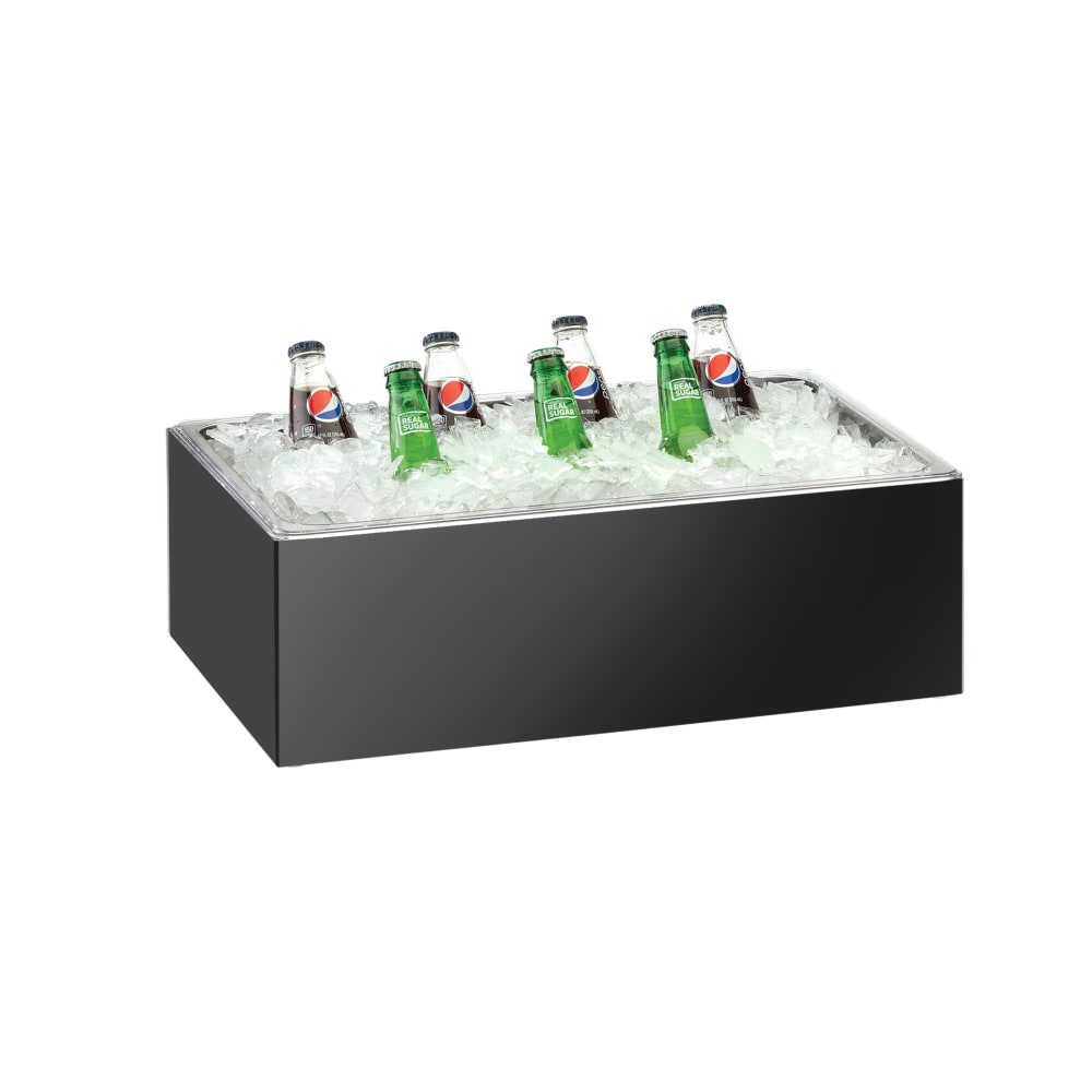 151-3681217 Rectangular Ice Housing - 20"L x 12"W x 6"H, Plastic, Black