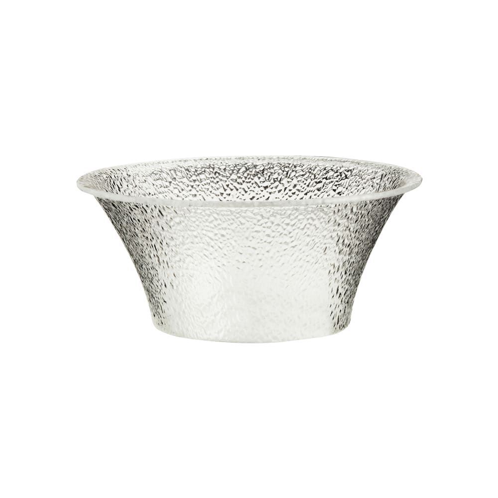 151-4031034 10 1/4" Round Pebbled Serving Bowl - Acrylic, Clear