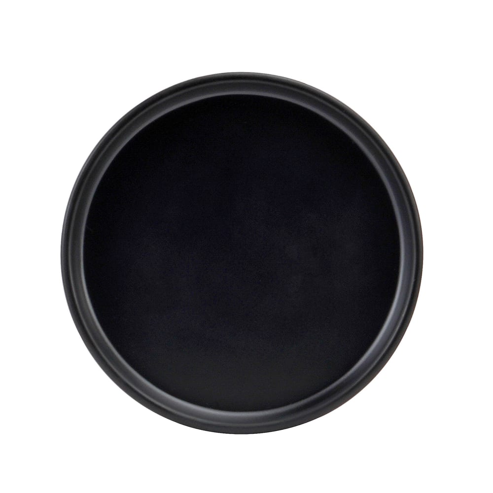 Cal-Mil 22026-6-13 6" Round Melamine Hudson Plate - Black
