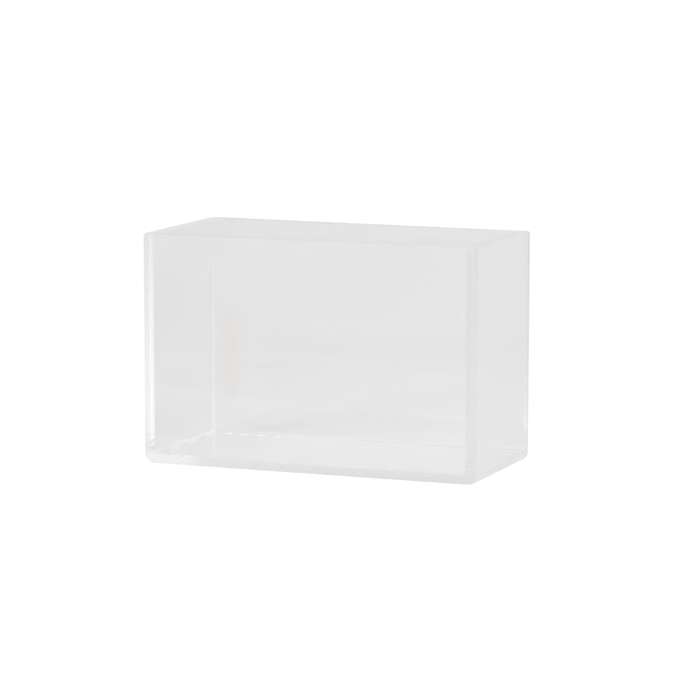 151-22312412 Rectangular Display Box - 6"L x 3"W x 4"H, Acrylic, Crystal Clear