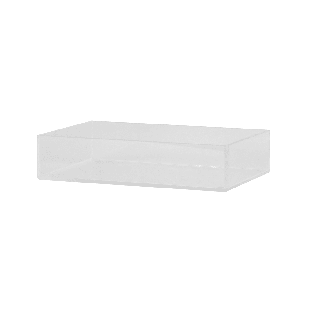 151-22314212 Rectangular Display Box - 9"L x 6"W x 2"H, Acrylic, Crystal Clear