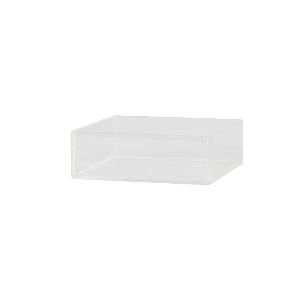 151-22313212 6" Square Display Box - 2"H, Acrylic, Crystal Clear