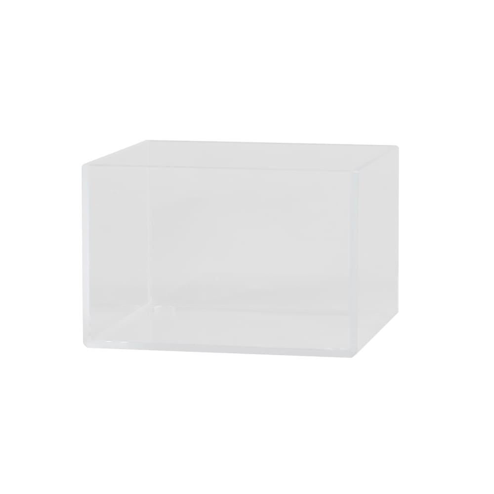 151-22313412 6" Square Display Box - 4"H, Acrylic, Crystal Clear