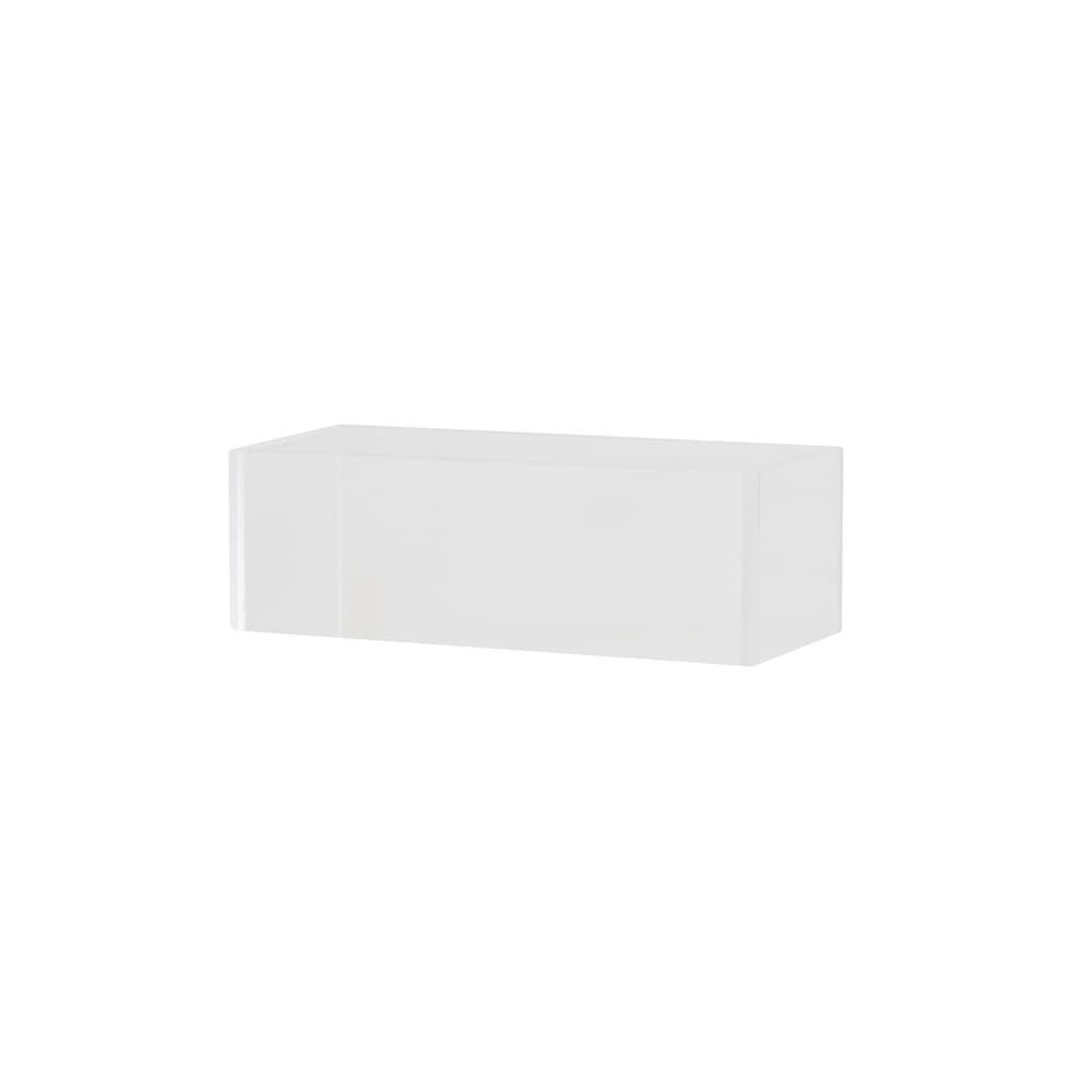 151-22312212 Rectangular Display Box - 6"L x 3"W x 2"H, Acrylic, Crystal Clear