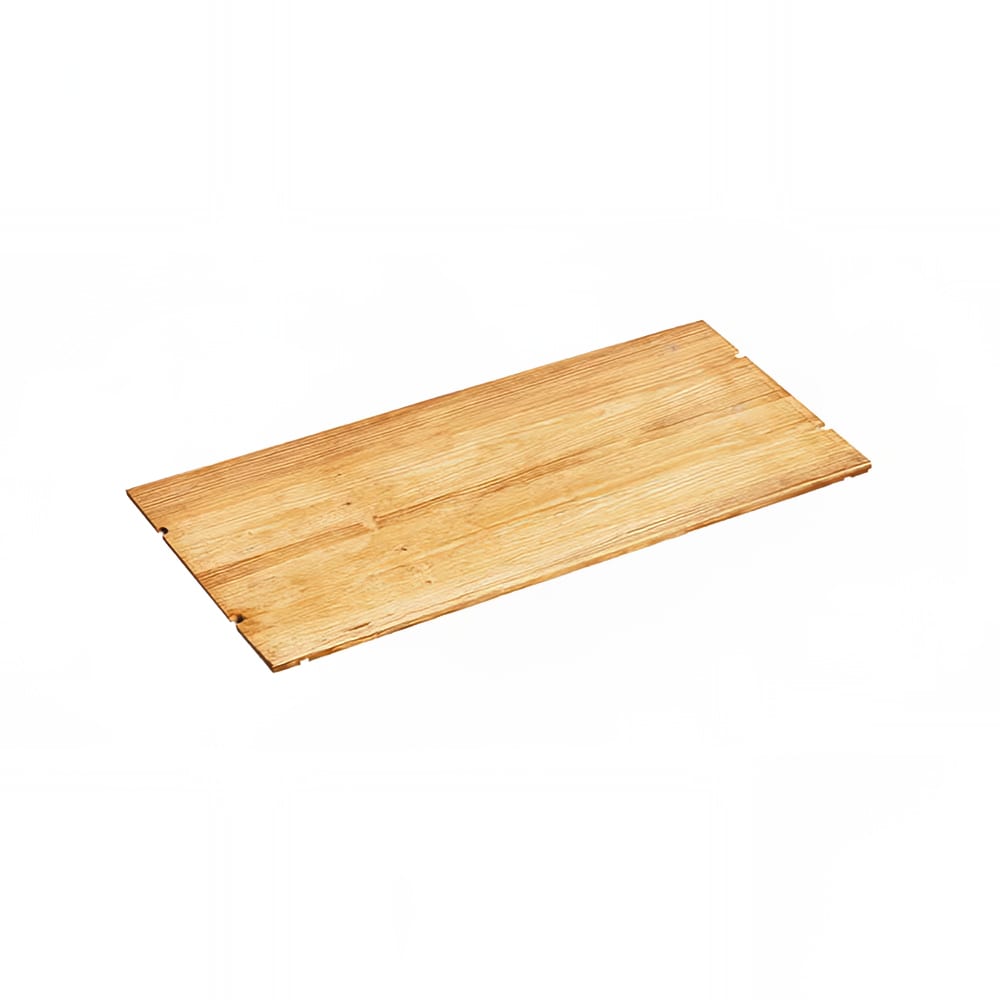 151-1435123299 Rectangular Shelf for Madera Display Risers - 32"W x 12"D, Reclaimed Woo...