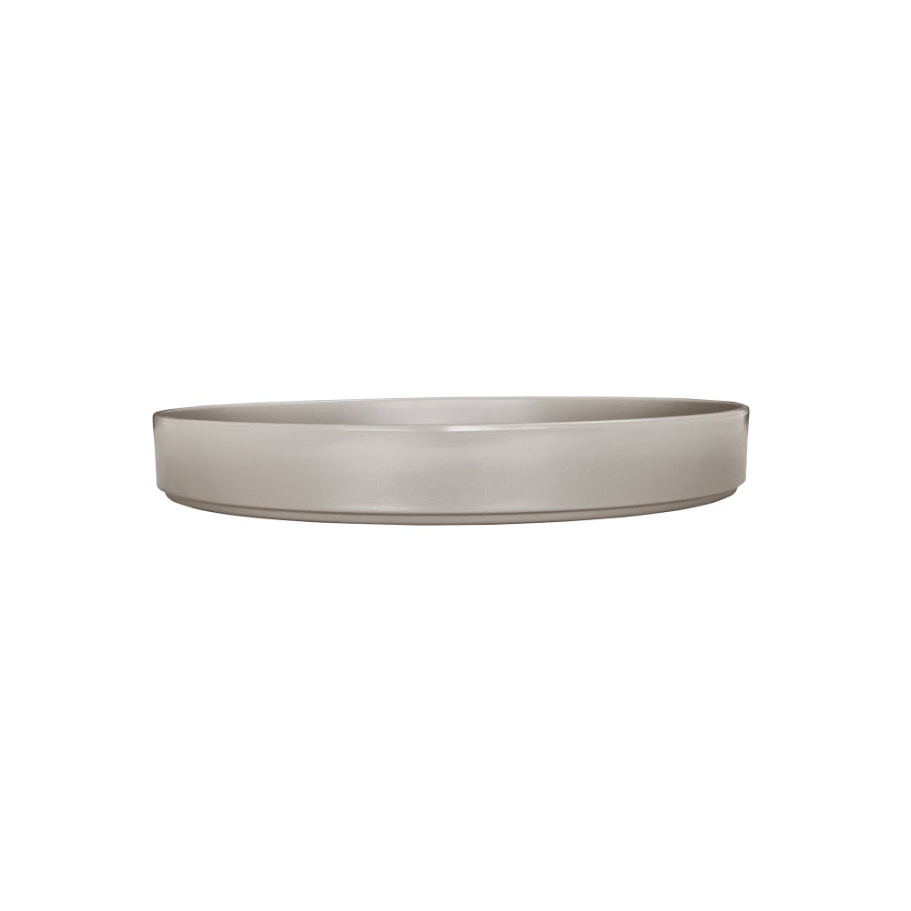 151-2201712102 12" Round Melamine Plate, Ash