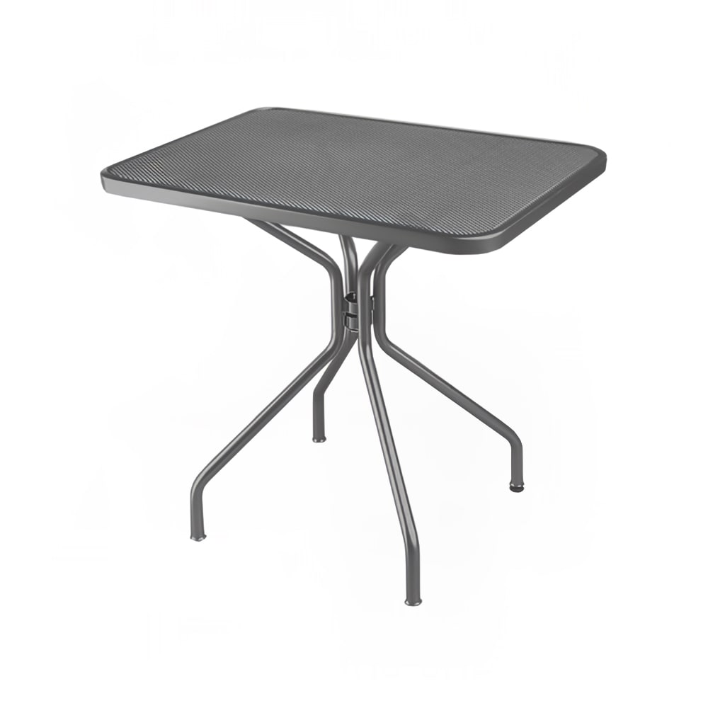 185-834AIRON Rectangular Indoor/Outdoor Cambi Table - 32" x 24", Steel, Antique Iron