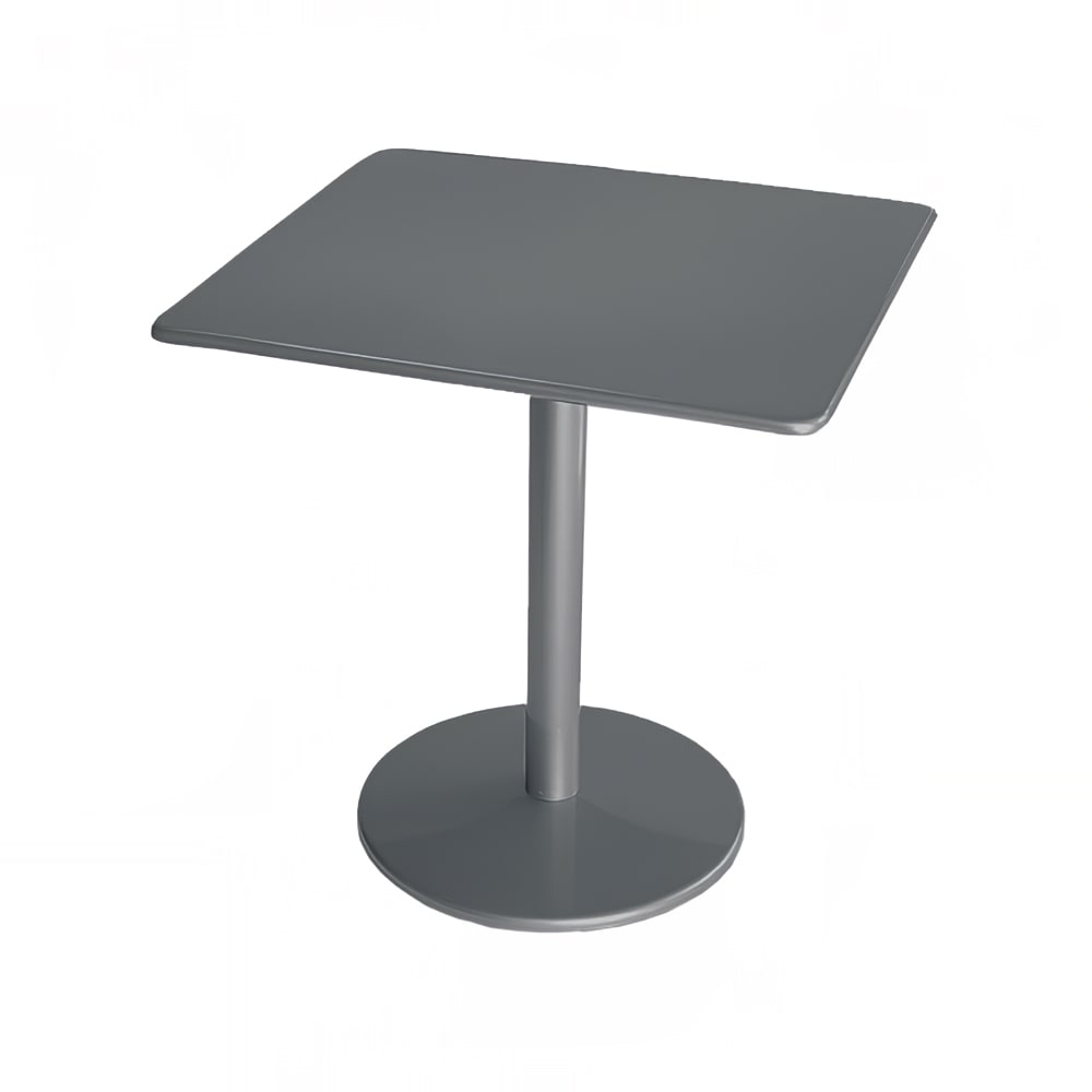 185-901AIRON 30" Square Indoor/Outdoor Bistro Table - 30"H, Steel, Antique Iron