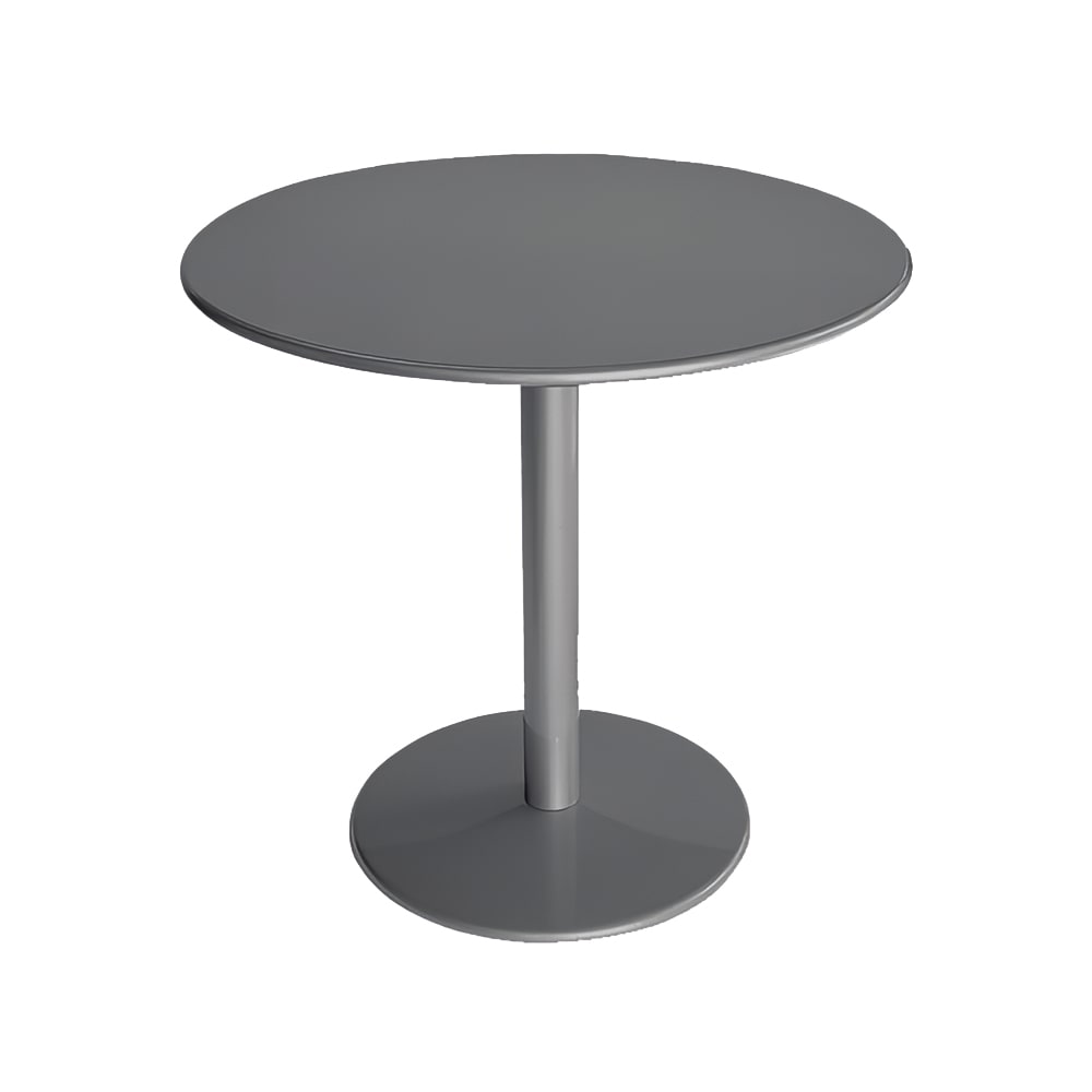 185-900AIRON 24" Round Indoor/Outdoor Bistro Table - 30"H, Steel, Antique Iron