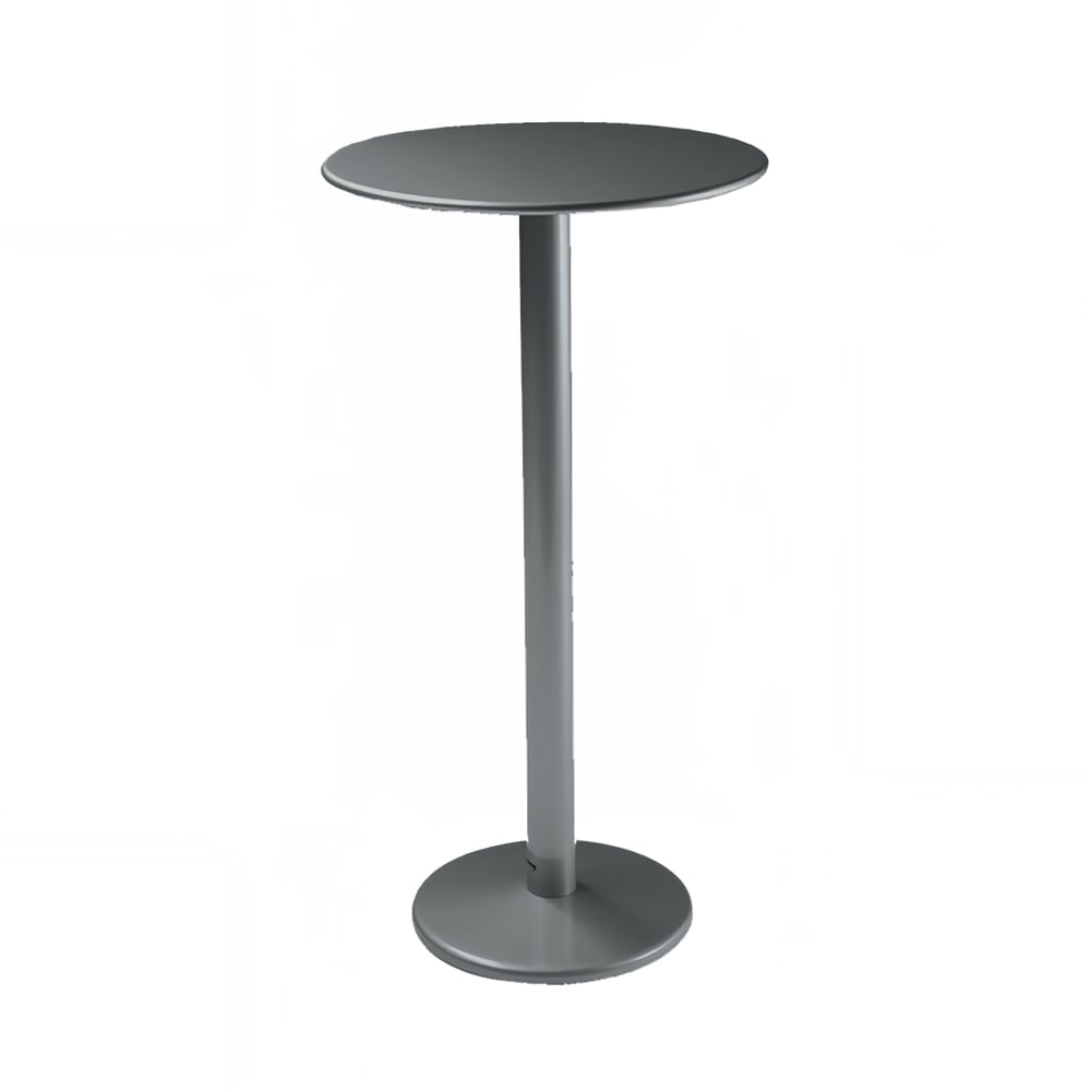 185-902HAIRON 32" Round Indoor/Outdoor Bistro Bar Table - 42"H, Steel, Antique Iron