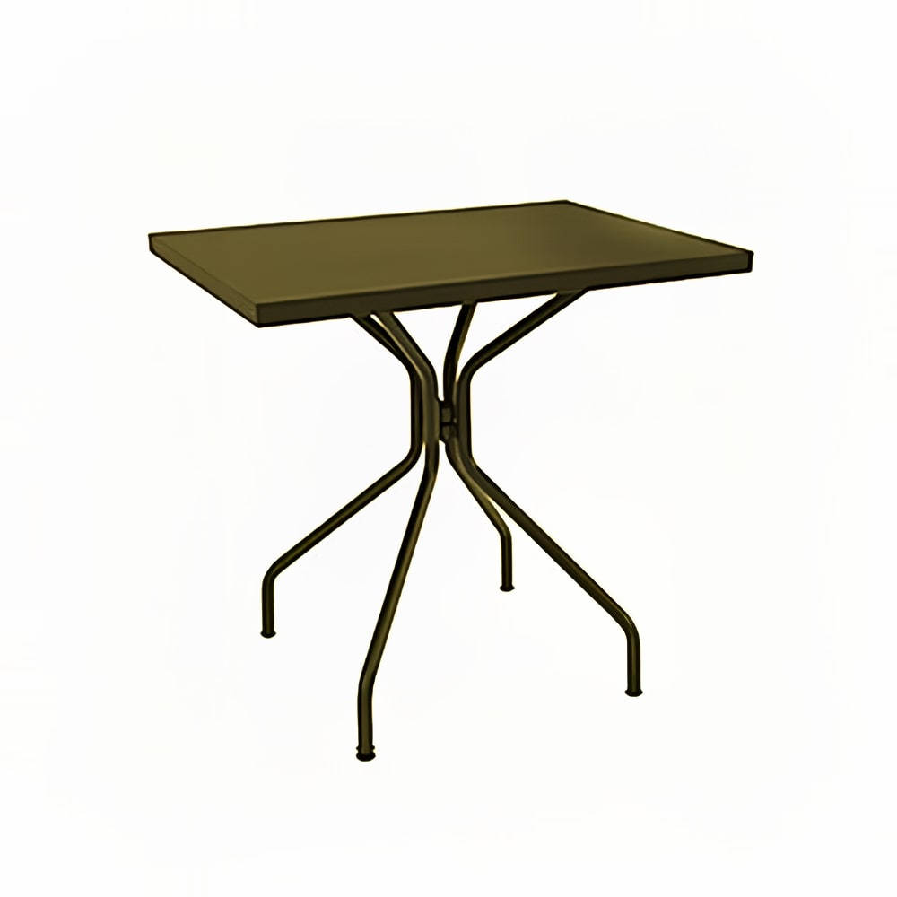 185-84741 Rectangular Indoor/Outdoor Table - 24" x 32", Steel, Antique Bronze