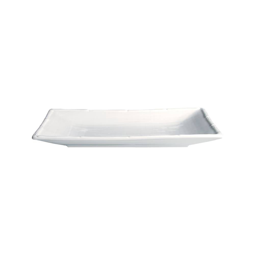 057-70073 6-3/4" x 5" Rectangular Platter - Ceramic, White