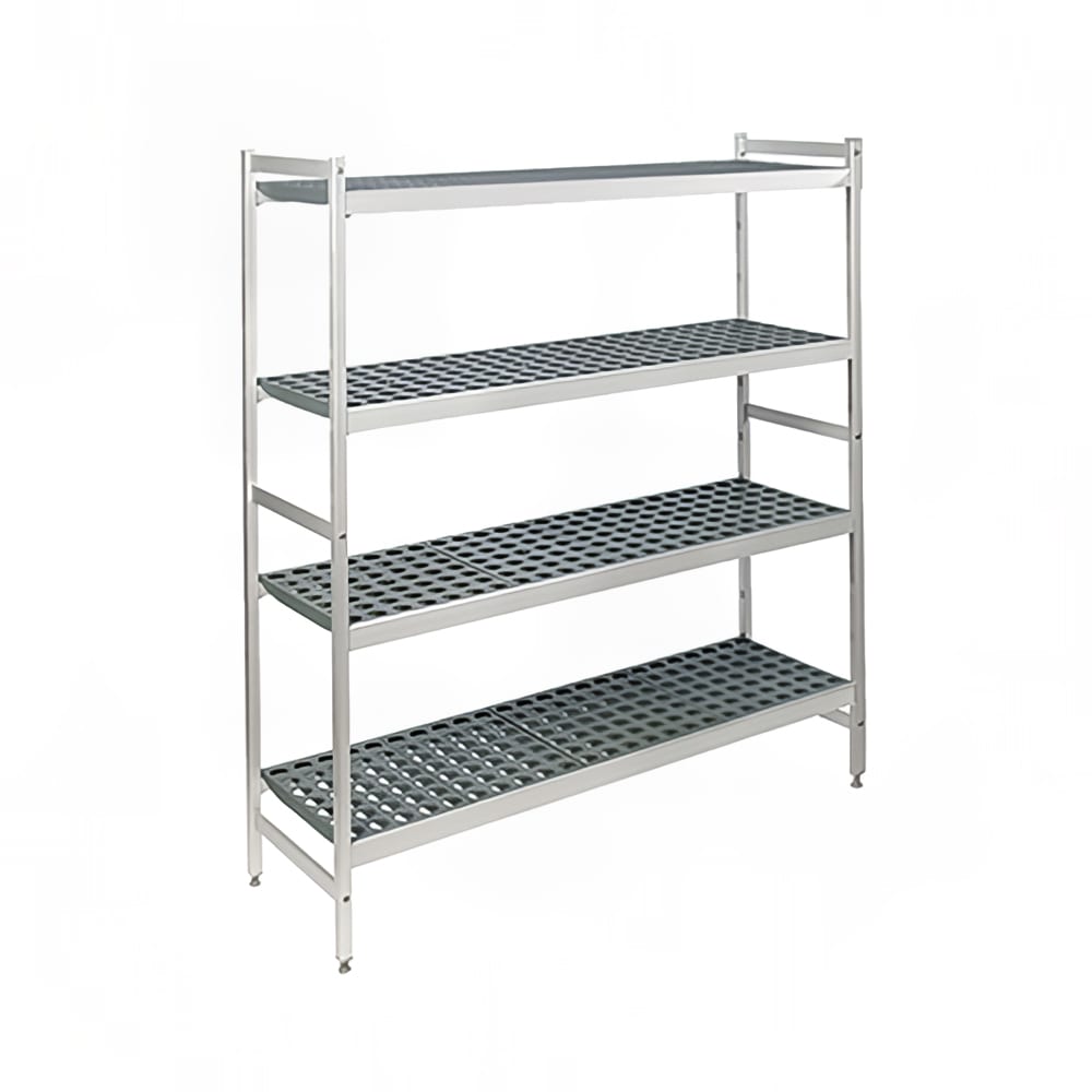 197-4R42B71 Fermostock® Polymer Louvered Shelf Kit - 42"W x 18"D x 71"H