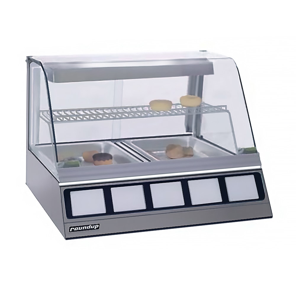 085-DCH200 30 1/4" Full Service Countertop Heated Display Case  - (2) Shelves, 120v