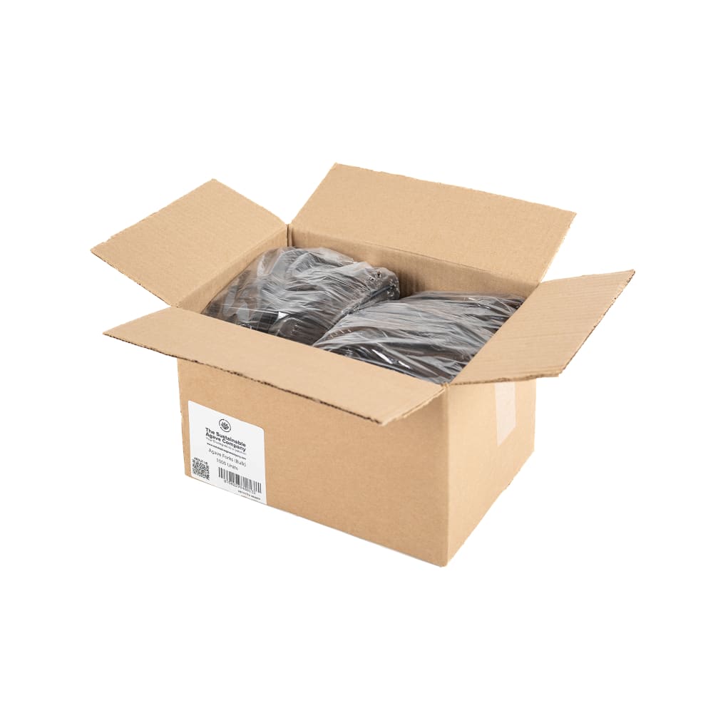 Sustainable Agave FKAGAVE1KUNW Disposable Fork Upcycled Agave, Brown