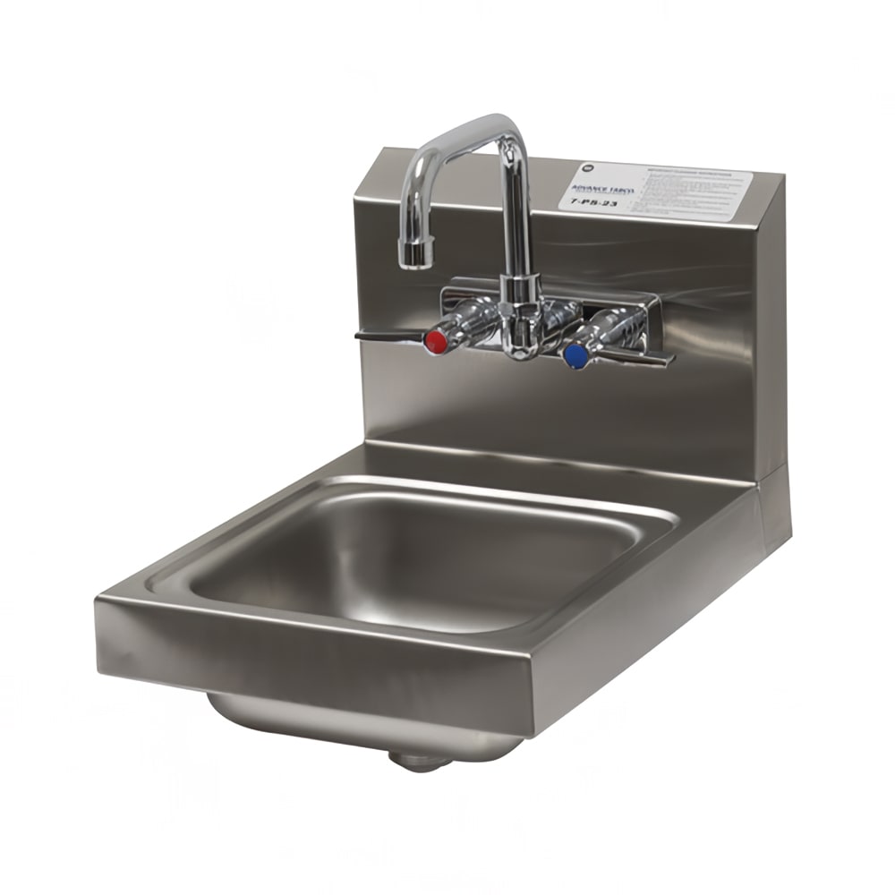 009-7PS232X Wall Mount Commercial Hand Sink w/ 9"L x 9"W x 5"D Bowl, Standard Fauc...