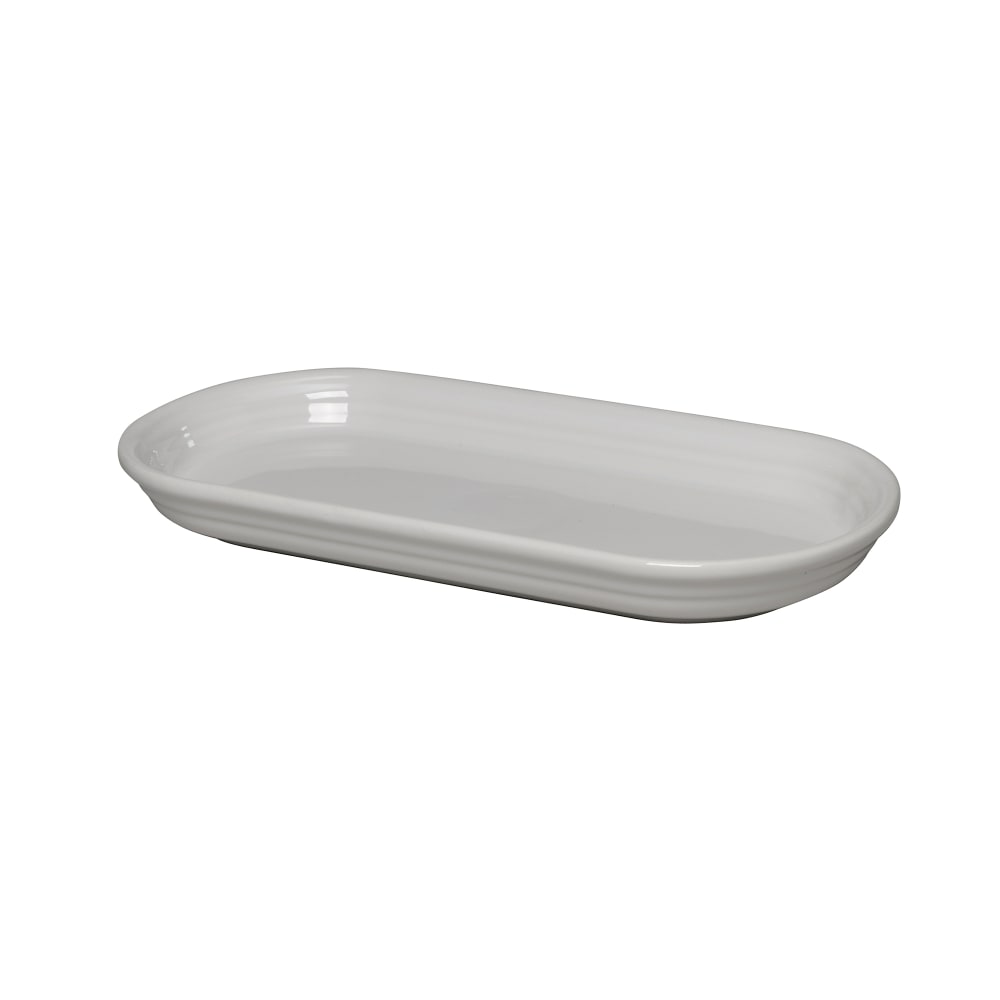 706-HL412100 Oblong Bread Tray - 11 7/8" x 5 5/8", China, White