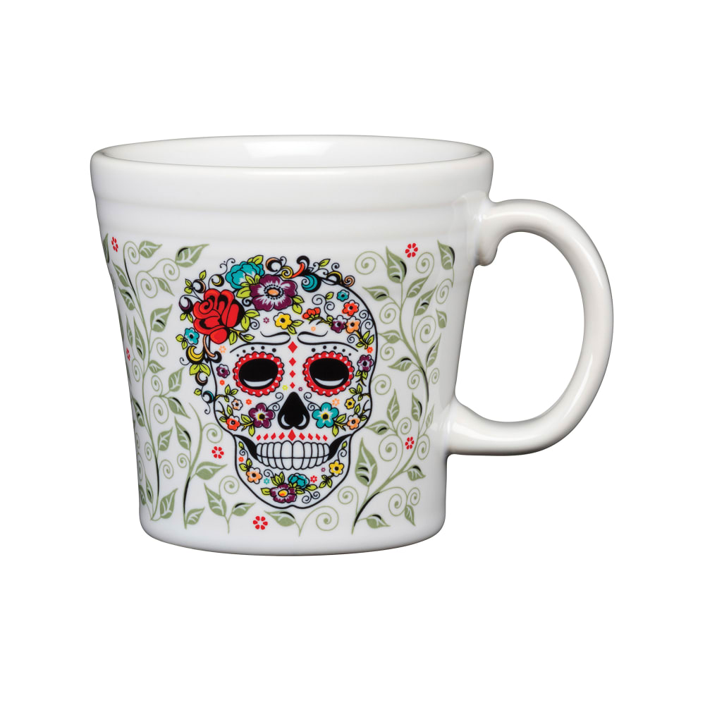 706-HL147541823 15 oz Skull and Vine Tapered Mug - China, Sugar