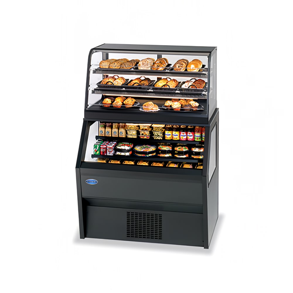 204-CD3628RSS3SCBK 36" Vertical Open Air Cooler w/ (6) Levels, 120v