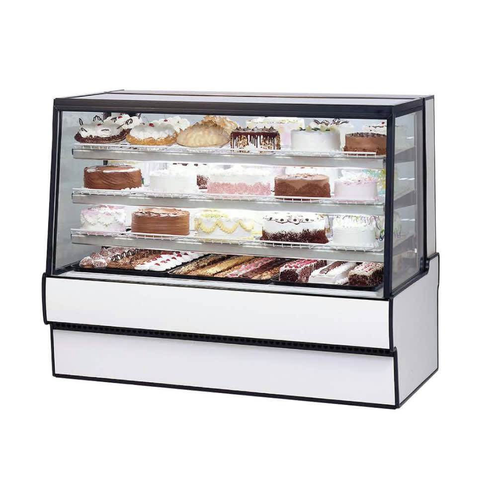 204-SGR5048WH 50" Full Service Bakery Case w/ Straight Glass - (4) Levels, 120v
