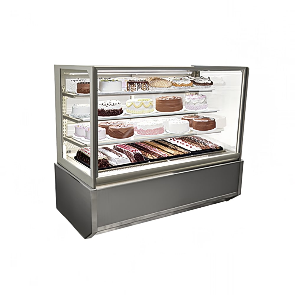 204-ITR4826B18 48" Full Service Bakery Case w/ Straight Glass - (3) Levels, 120v
