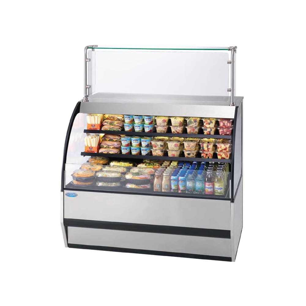 204-SSRVS3642 36" Horizontal Open Air Cooler w/ (3) Levels, 120v