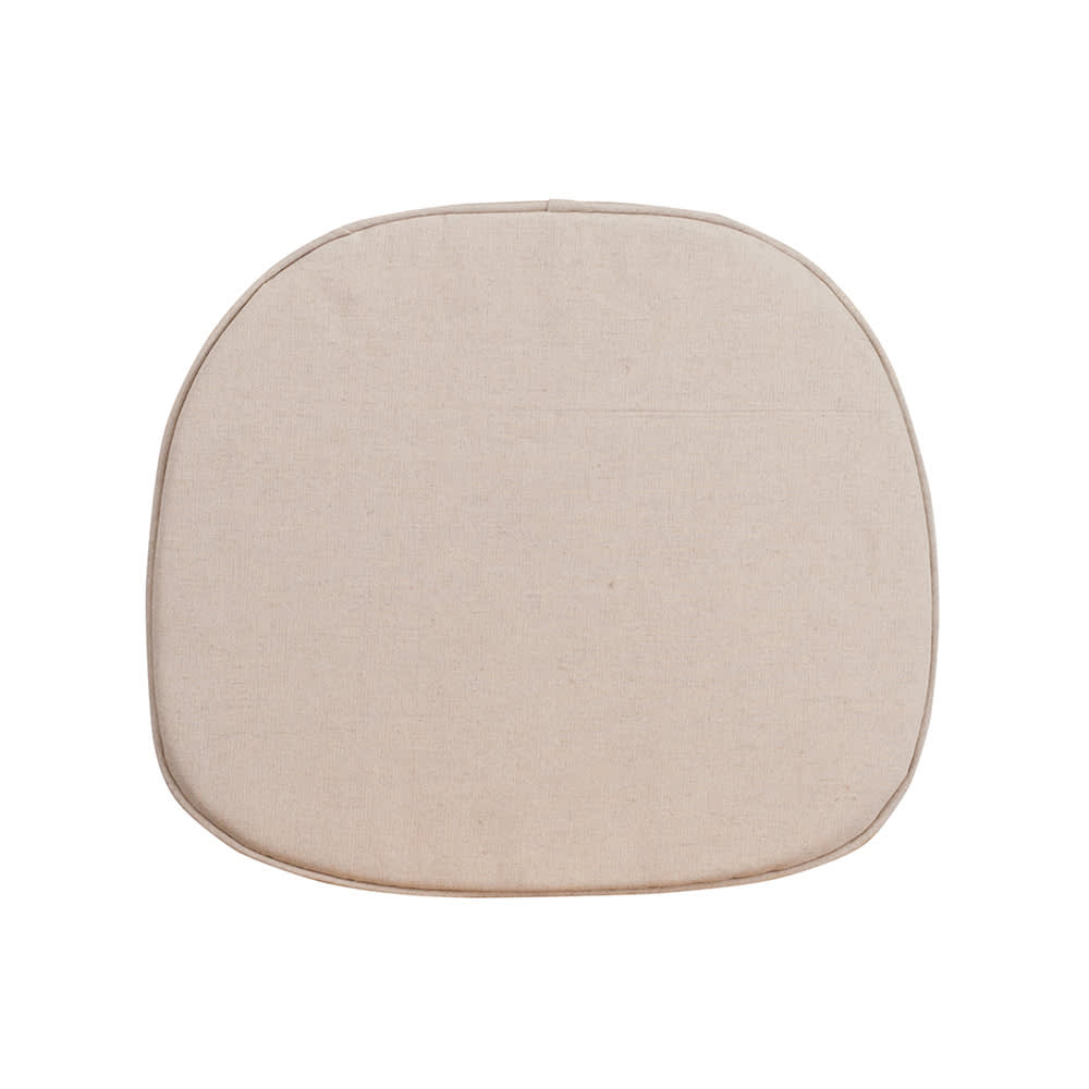 916-XTHIN 17 1/4" Seat Cushion w/ 10 1/2" Tieback Straps for Cross Back Chairs - Fabric...