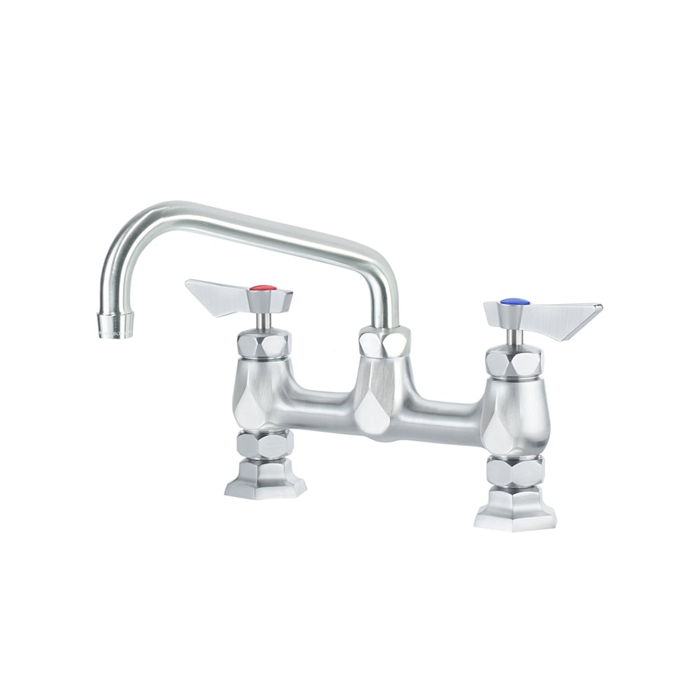 381-DX906 Deck Mount Faucet w/ 6" Swing Spout - 8" Centers