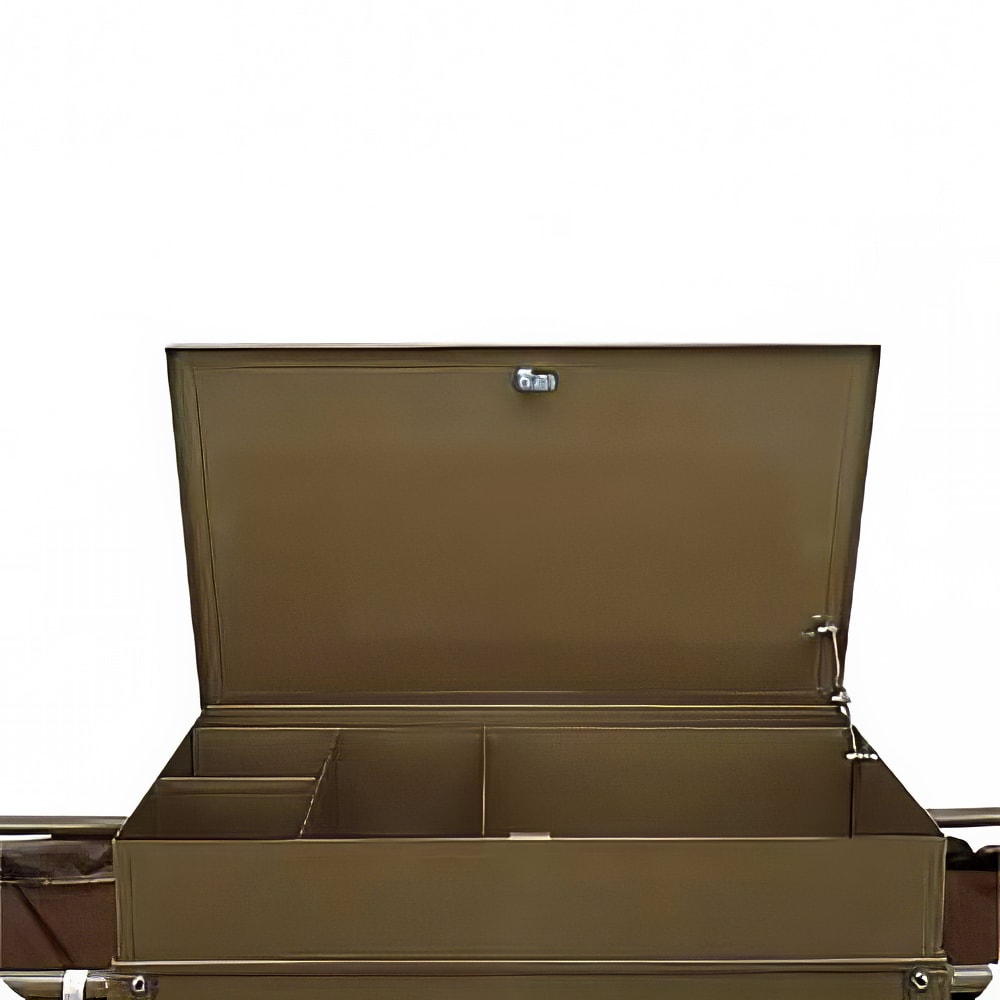 650-2356D Top Tray Organizer w/ Lid & (5) Divided Compartments for 24"W x 18"D Stee...