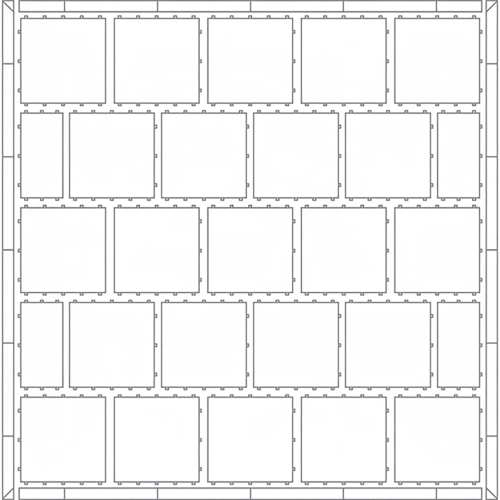 650-3294FK1 Florlok® 1 Portable Dance Floor Set - 42 ft x 48 ft, Hardwood w/ Aluminum Frame
