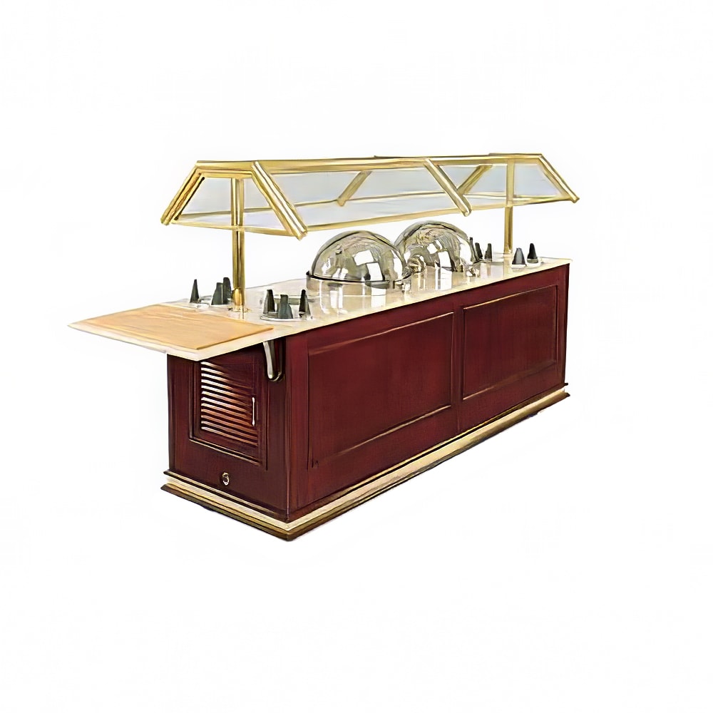650-6301 18" Drop Leaf w/ Cutting Board for Buffet Stations - Avonite