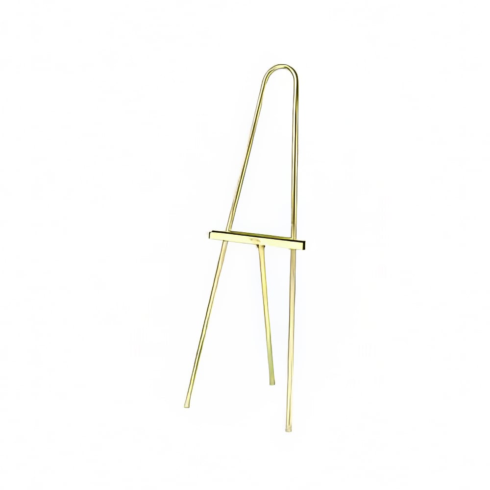 650-6806SS Non Adjustable Floor Easel - 24"W x 20"D x 67"H, Brushed Stainless Stee...