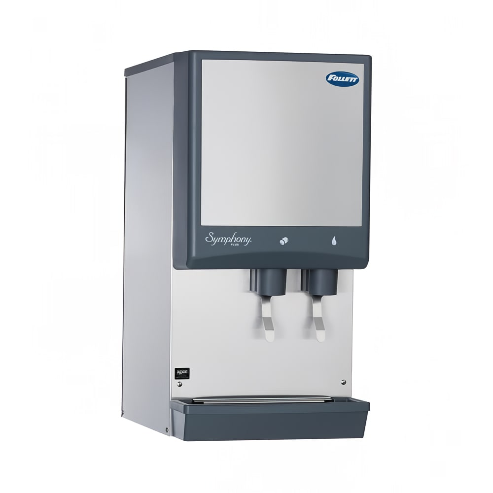 608-12CI425AL 425 lb Countertop Water & Nugget Ice Dispenser - 12 lb Storage, Cup Fill, 115v