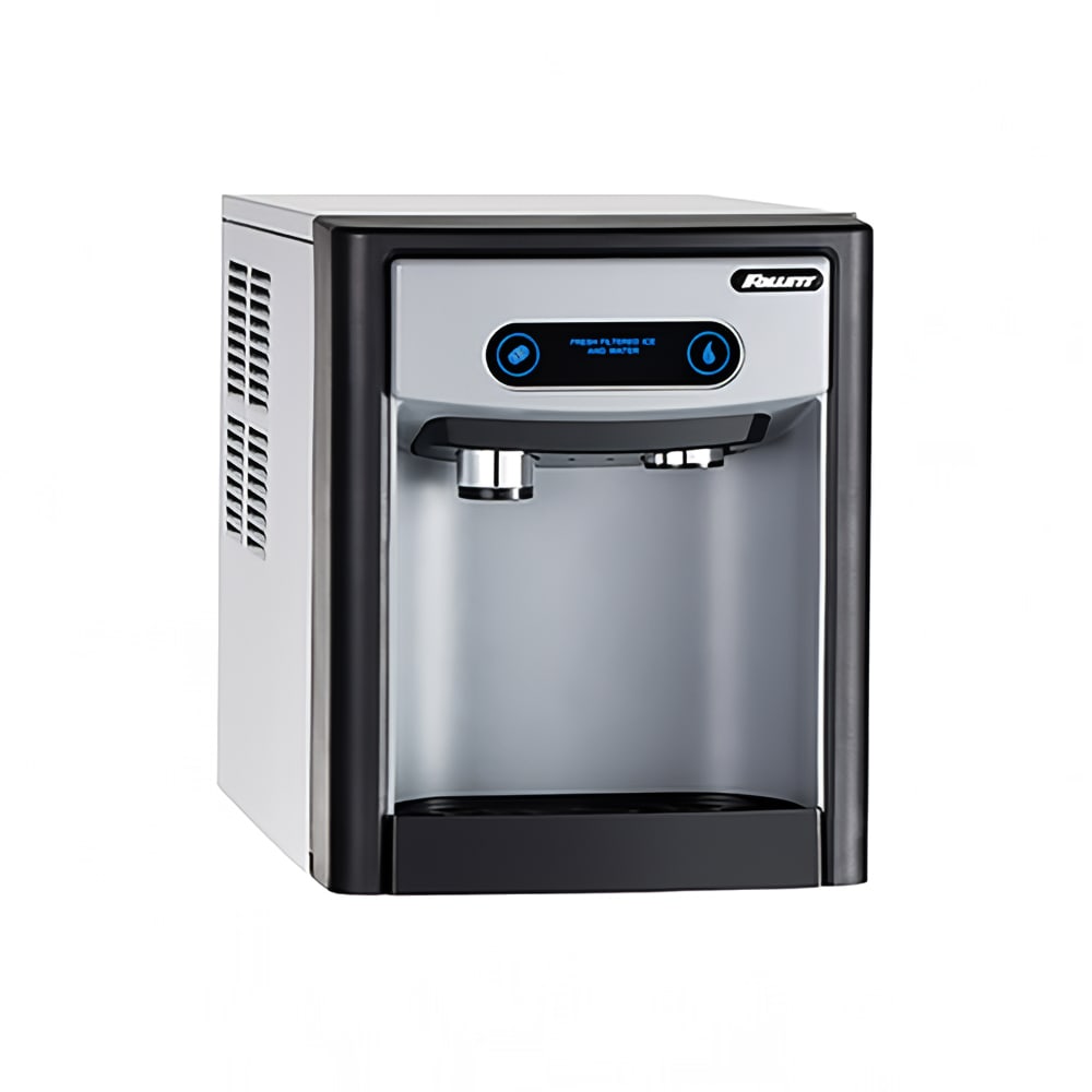 608-7CI100AIWCFST00 125 lb Countertop Nugget Ice & Water Dispenser - 7 lb Storage, Cup Fill,...