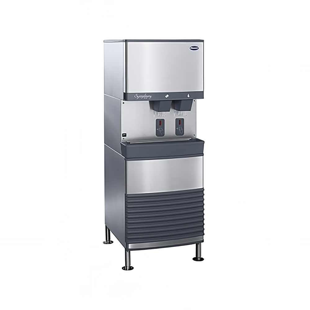 608-25FB425WS 380 lb Freestanding Water & Nugget Ice Dispenser - 25 lb Storage, Cup Fill, 115...