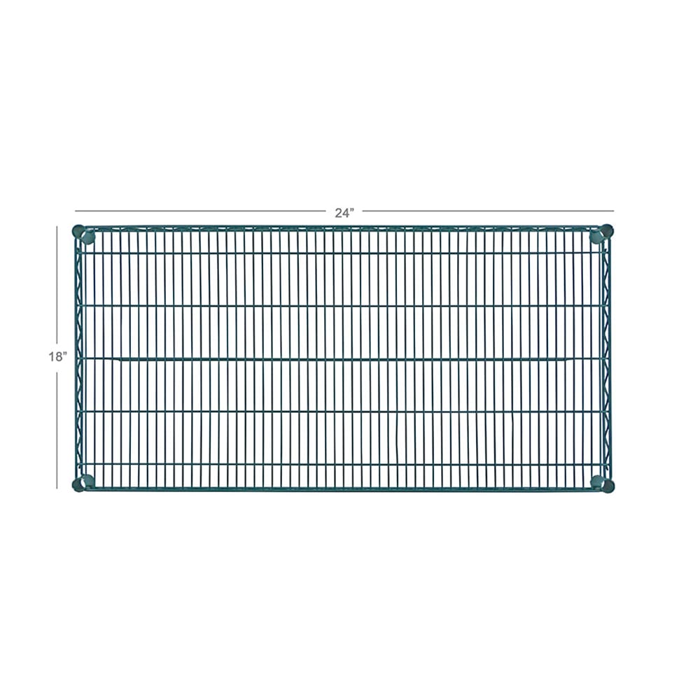 268-FF1824G Epoxy Coated Wire Shelf - 24"W x 18"D