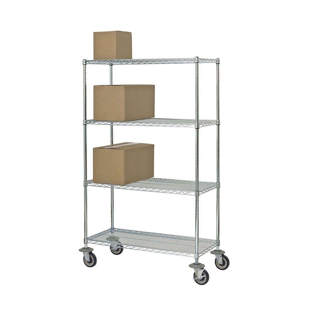 268-FMK2460694CH Chrome Wire Shelf Kit - 60"W x 24"D x 69"H