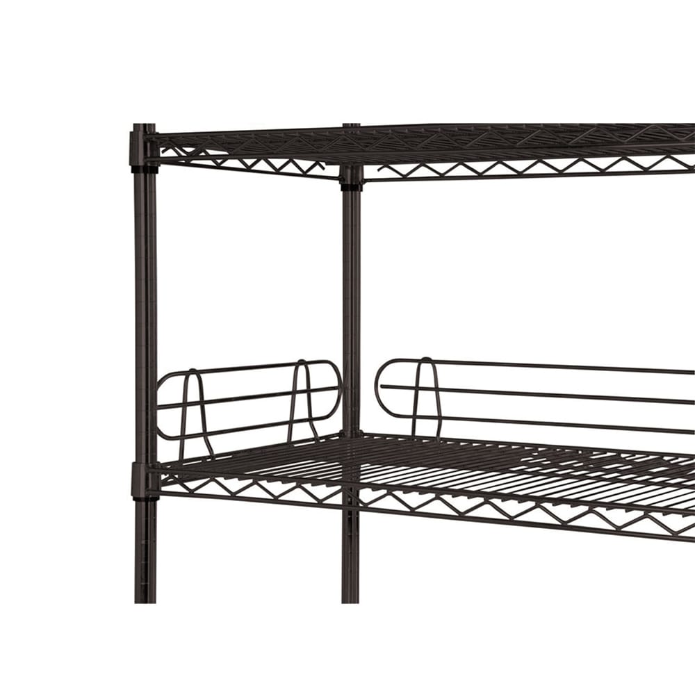 268-FL244BK Shelf Ledge - 24" x 4", Black