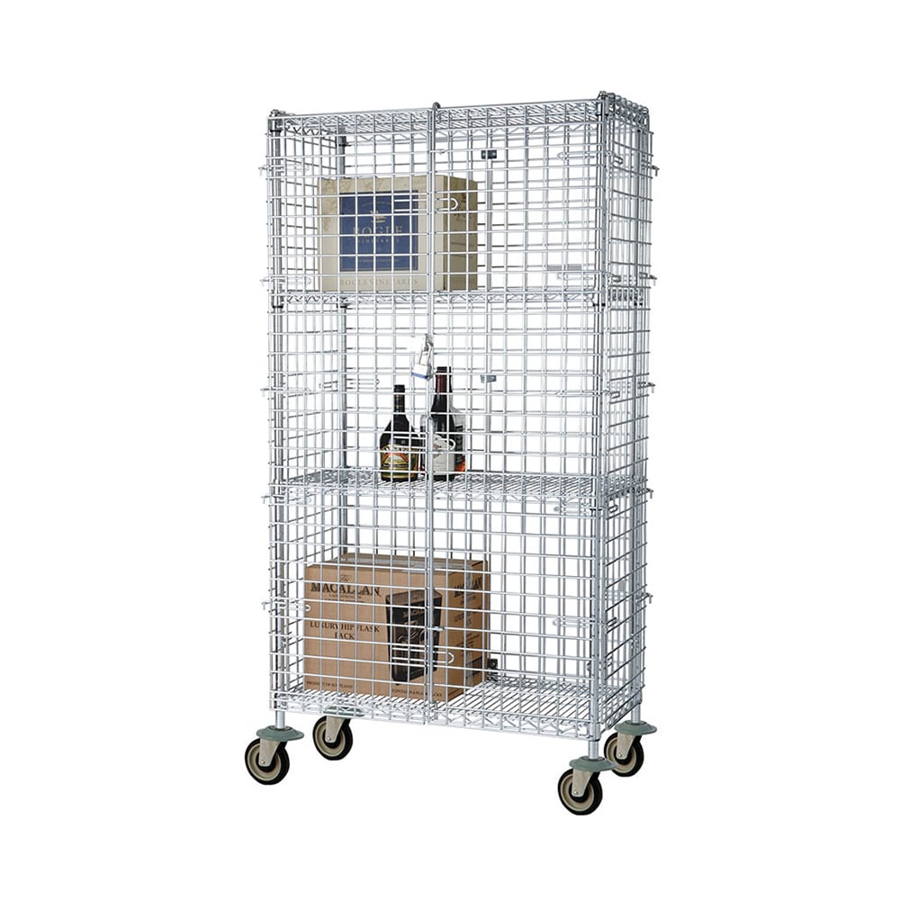 268-FMSEC18363 36" Mobile Security Cage, 18"D