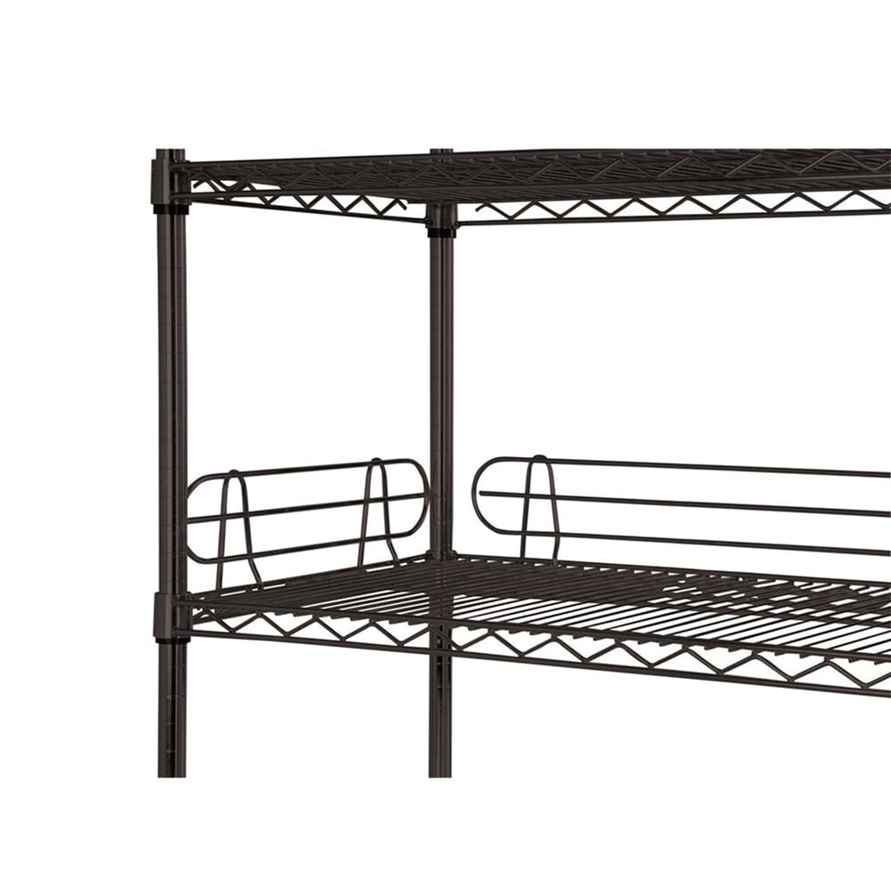 268-FL184BK Shelf Ledge - 18" x 4", Black