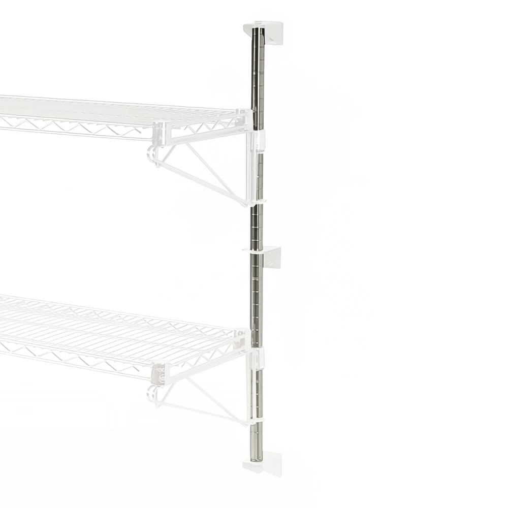 268-FWPS24CH 24"H Wall Mount Post, Chromate