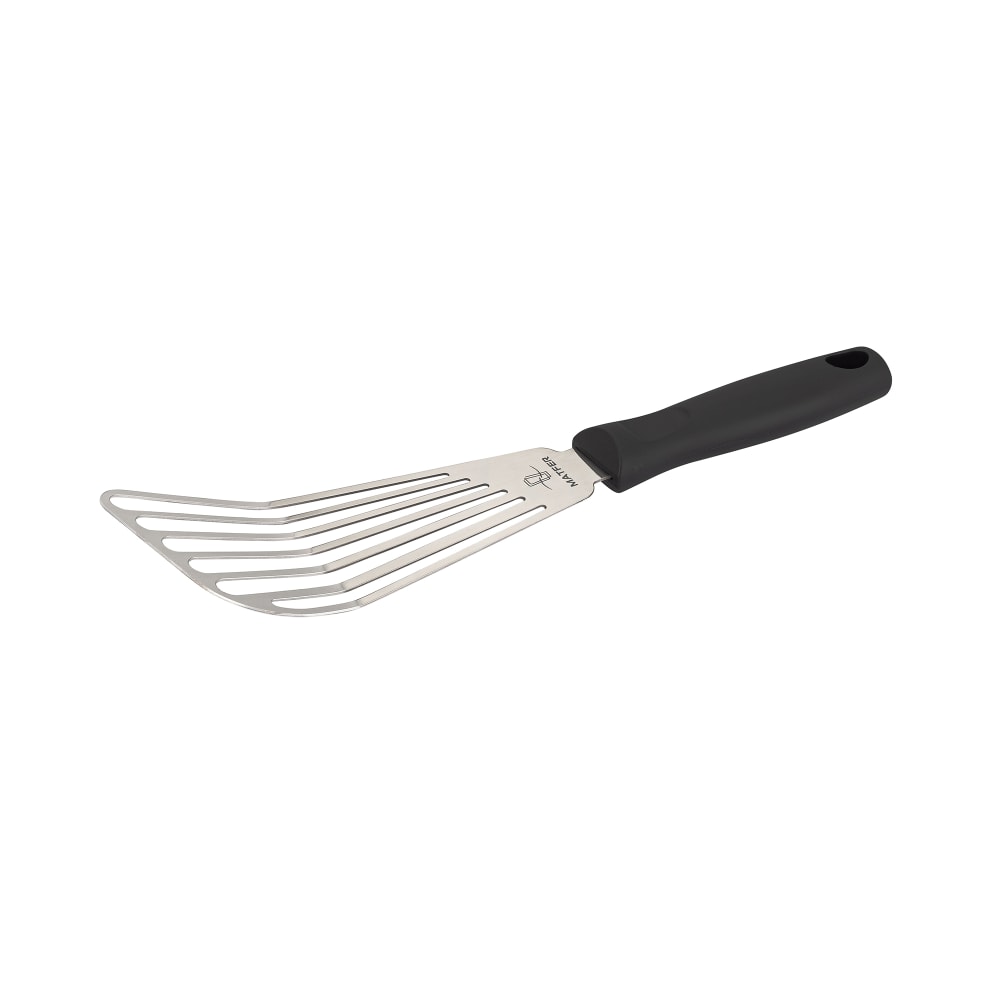 347-072045 6 3/4" Fish Spatula/Turner w/ Polypropylene Handle, Stainless Steel